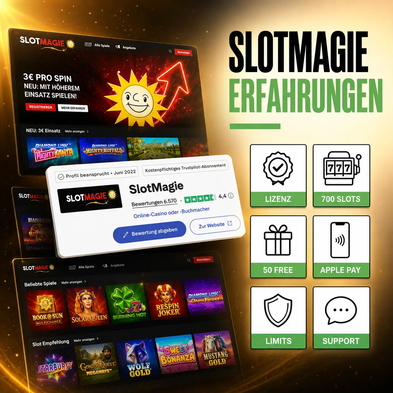 SlotMagie Erfahrungen und Meinung