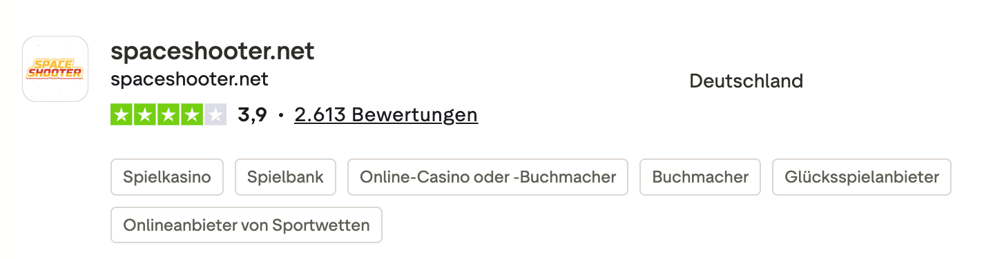 SpaceShooter Erfahrungen trustpilot